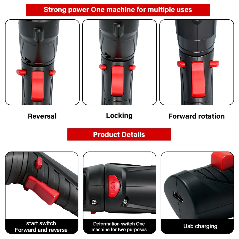 Professional Portable Electric Screwdriver 3.6V Rechargeable Lithium Cordless Tool for Home DIY Maintenance & Repair Peaceful Pleasures Health and Wellness