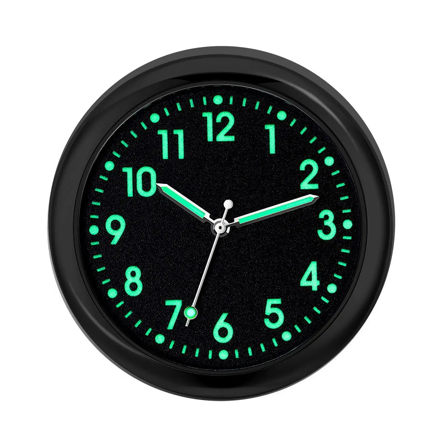 Glowing Analog Car Dashboard Clock, Stick-On Quartz Replacement Clock for Vehicle Automotive Interior Decor accessories Peaceful Pleasures Health and Wellness