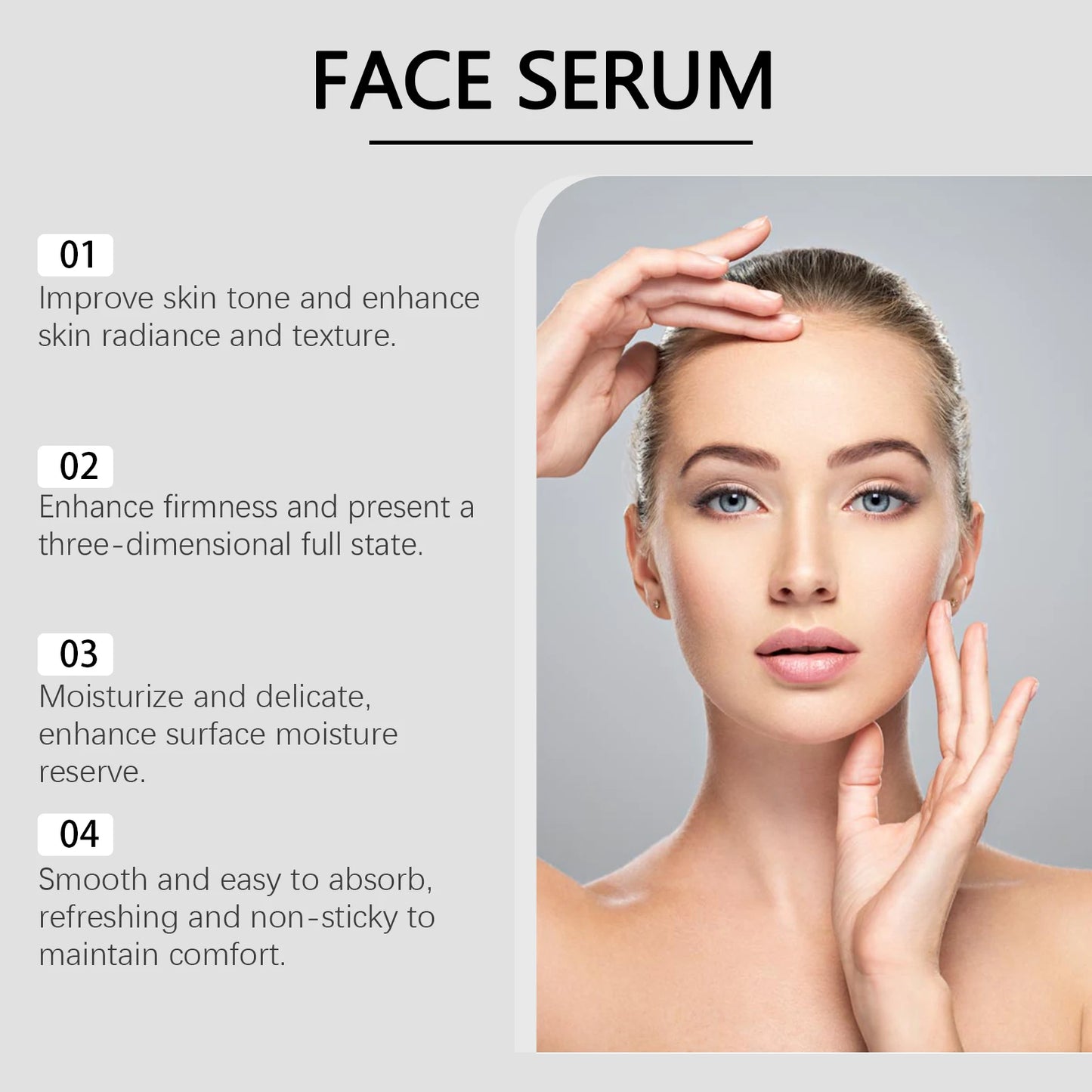 Anti-Aging Essence Lighen Wrinkles Antioxidant Repair Dry Damaged Skin Pore Minimizing Firming Lifting Moisturizing Facial Serum Peaceful Pleasures Health and Wellness