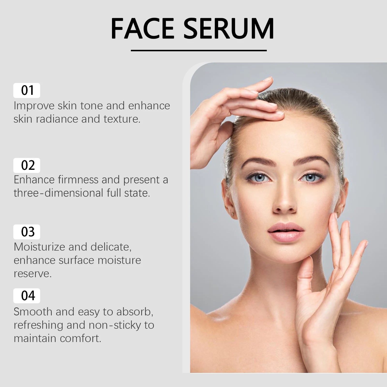 Anti-Aging Essence Lighen Wrinkles Antioxidant Repair Dry Damaged Skin Pore Minimizing Firming Lifting Moisturizing Facial Serum Peaceful Pleasures Health and Wellness