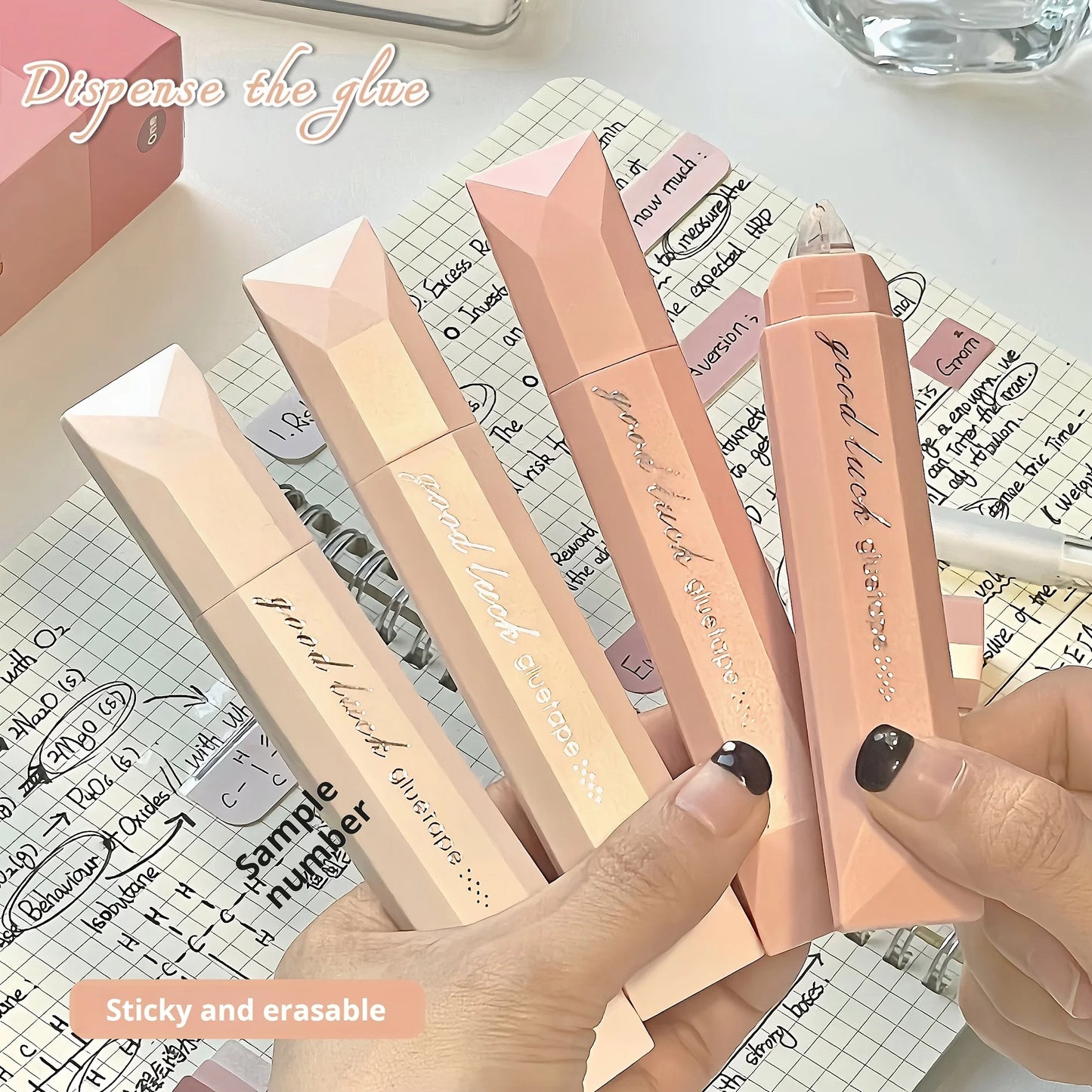 Gradient Double-sided Dot Adhesive Seamless Tape Pen Photo Albums DIY