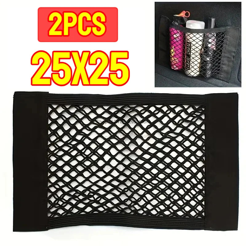 Universal Car Trunk Organizer Elastic Mesh Net Storage Bag
