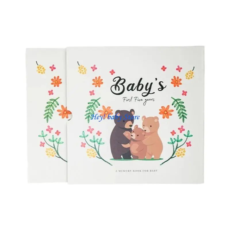 Baby Memory Book – Milestone Journal, Scrapbook & Photo Album