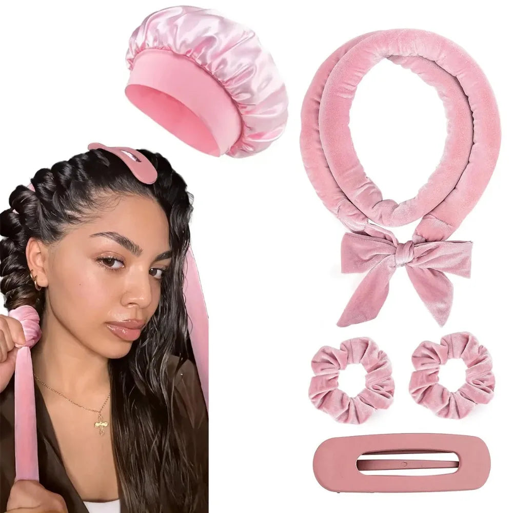 Heatless Hair Curler Set – Overnight Curls, No Heat Damage