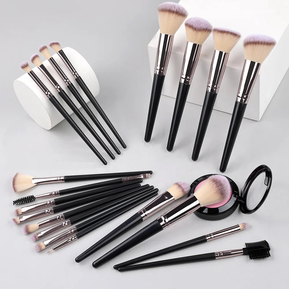 Professional Makeup Brush Set | Soft Fluffy 3-20Pcs Kit