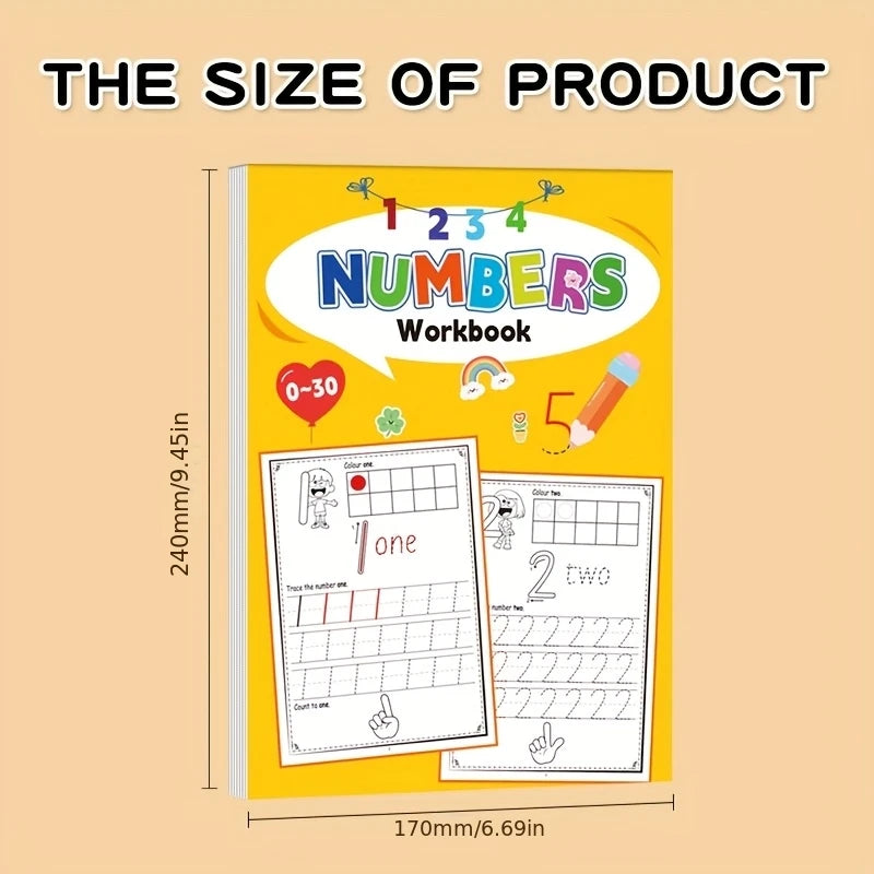 0-30 Digital Specialized Workbook Focusing Practice Correct Writing