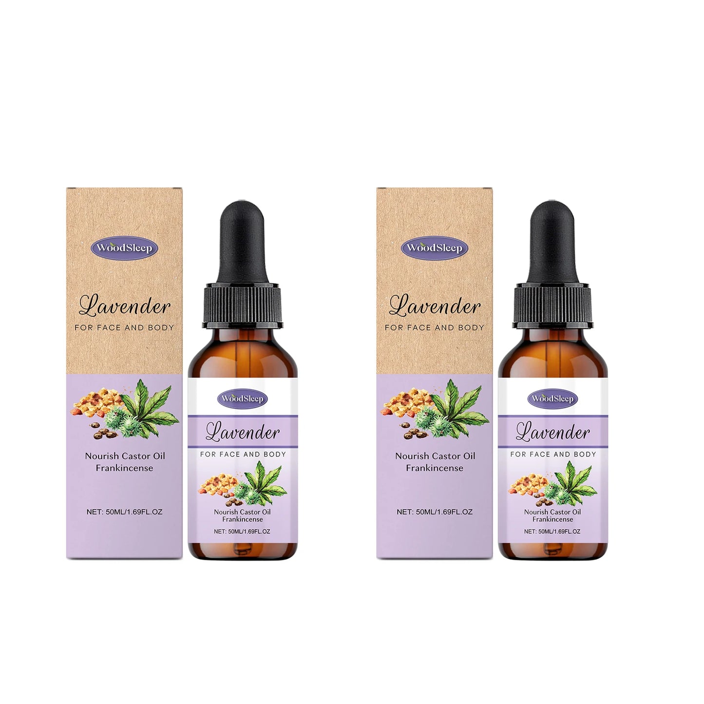 Lavender Nourishing Body Oil Relaxing Brightening Repairing Smoothing Stress Fatigue Relief Calming Softening Soothing Body Oil Peaceful Pleasures Health and Wellness 100ml boxed