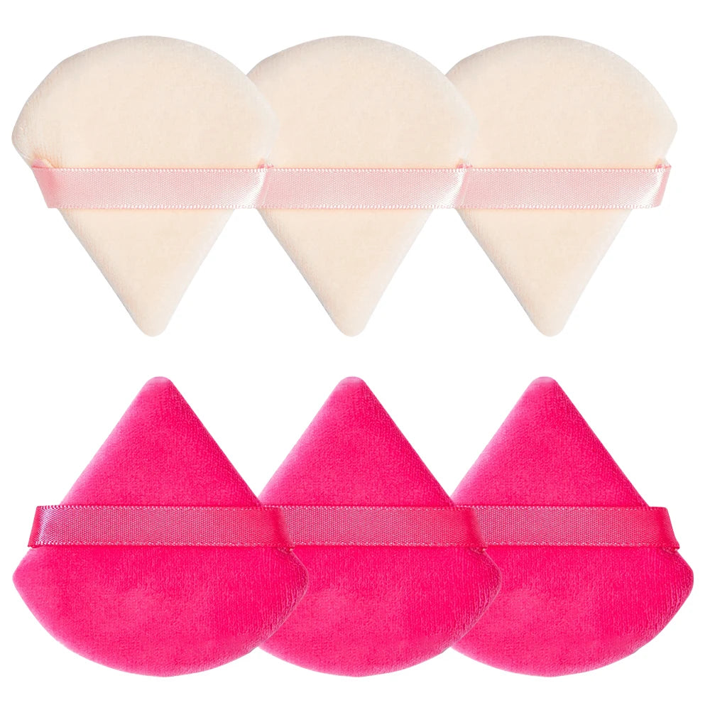 RUNTOIN Triangle Powder Puff Mini Finger Makeup Sponge 6-20 Pc