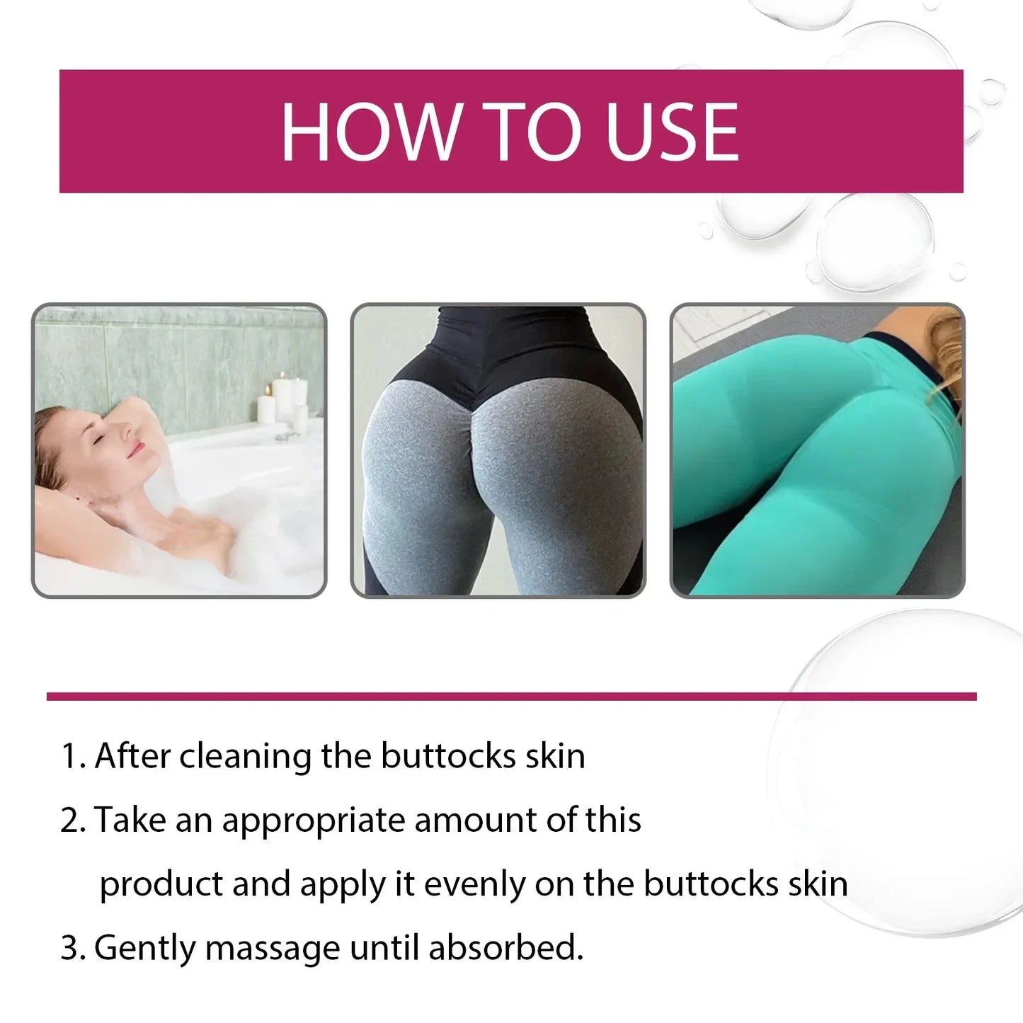 OceAura Buttock Firming & Lifting Cream 60g | Hip Shaping