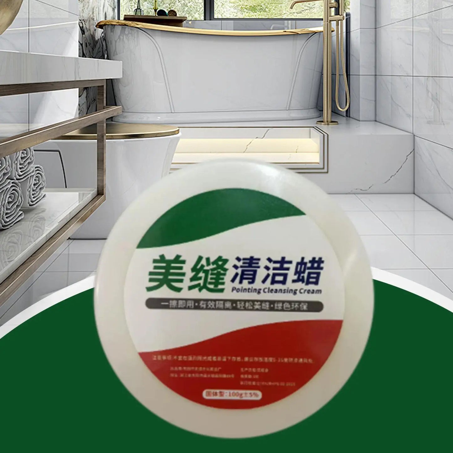 Quick Fix Tile Repair Wax For Bathroom Shower & Kitchen, Long-Lasting Ceramic Floor Crack Repair Cream Kit, Grout Maintenance Peaceful Pleasures Health and Wellness