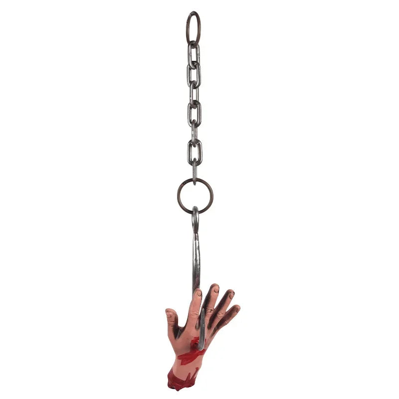 Halloween Iron Chain Hook Horror Props – Haunted House Decor