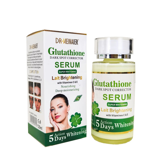 120ml Glutathione Serum for Face & Eye for Brightening Skin,Dark Spot Corrector,With Vitamin E&C Peaceful Pleasures Health and Wellness