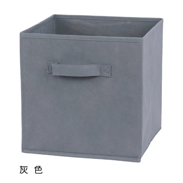 Non Woven Fabric Storage Box Home Supplies Clothing Underwear Storage Box,Kid Toy Storage Organizer Cabinet Drawer Organization Peaceful Pleasures Health and Wellness grey