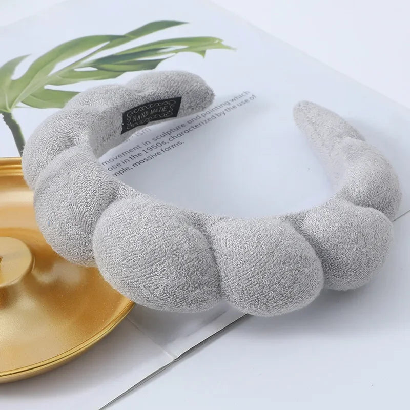 Microfiber Spa Headband & Wristbands Set for Face Washing