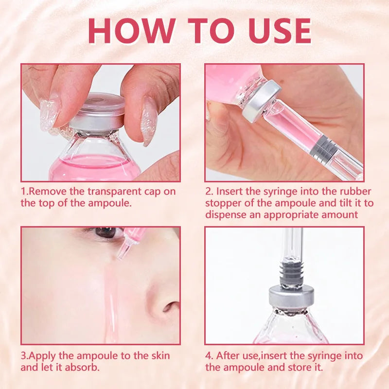 Pink PDRN Cell Ampoule Essence | Collagen Moisturizing Serum