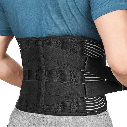 Adjustable Elastic Dual Strap Compression Waist Belt, Breathable Mesh Sports Support Belt, Workout Waist Trainer for Fitness Peaceful Pleasures Health and Wellness