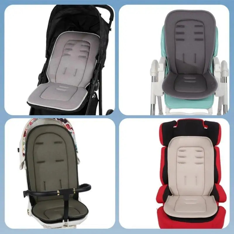 Ventilated Cotton Baby Stroller Cushion Mat | Padded Support