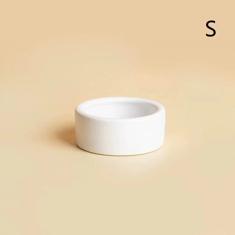 Ceramic Reptile Feeder Bowl – Anti-Escape Dish for Geckos & More
