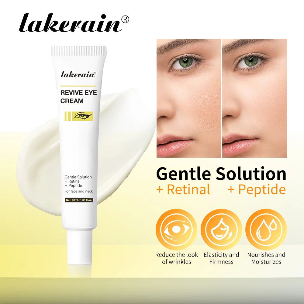 Lakerain Eye Cream Minimize Puffiness Nourishes Enhances Hydration Moisturizes Skin Reduce Dark Circles Eye Care Cream Peaceful Pleasures Health and Wellness