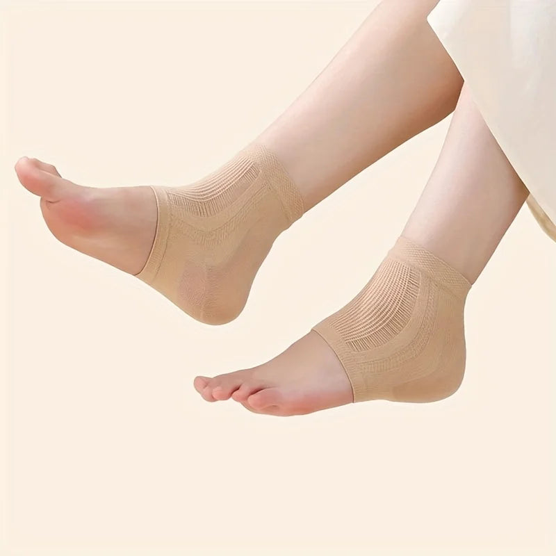 Silicone Ankle Support Socks – High Elasticity, 1 Pair