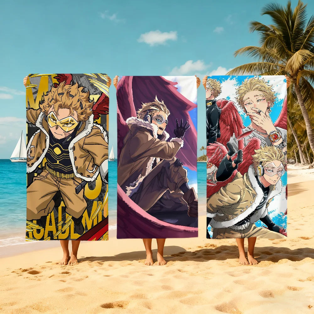 My Hero Academia Hawks Anime Beach Towel | Quick Dry