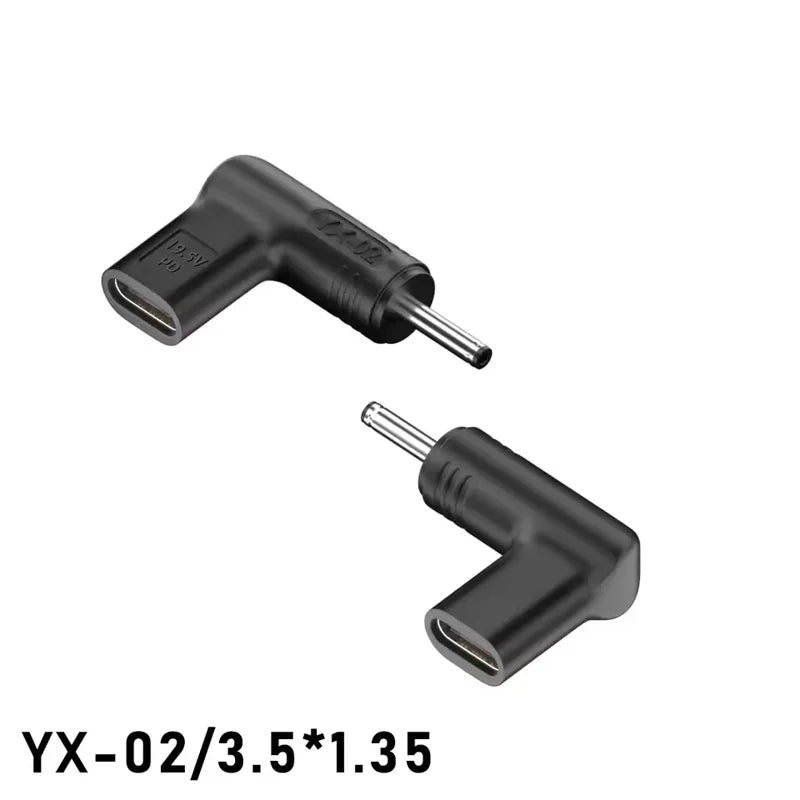 PD 20V100W Laptop Power Adapter Connector DC Plug USB Type C Female to DC Male Jack Converter for Hp Dell Asus Lenovo Notebook Peaceful Pleasures Health and Wellness 3.5-1.35mm