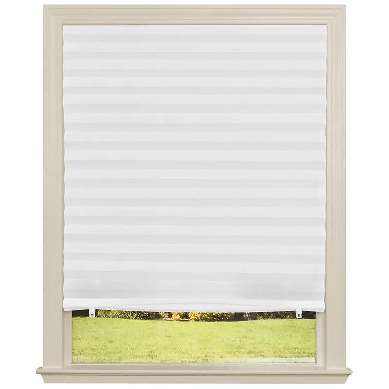 Self-Adhesive Pleated Blinds | No-Drill Folding Window Shades