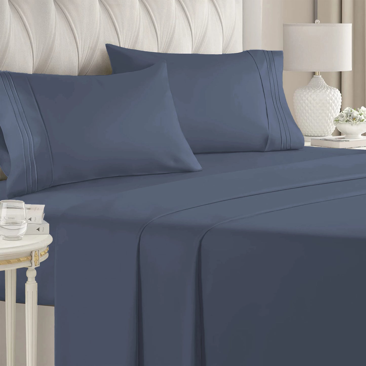 Battilo 4-Piece Luxury Microfiber Bed Sheet Set | All Sizes