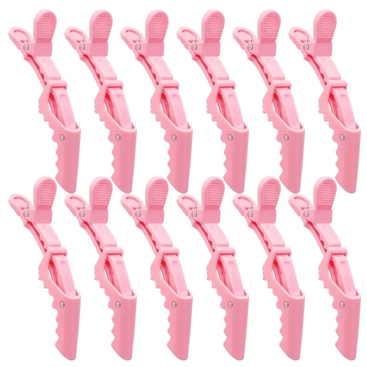 6-Piece Alligator Hair Clips – Wide Teeth Double Hinged Styling Hair Styling Clips Peaceful Pleasures Health and Wellness
