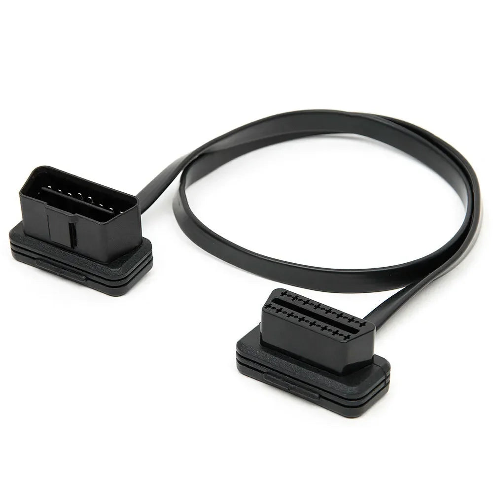 OBD II OBD2 16 Pin Splitter Extension 1x Male and 2X Female Extension Cable Adapter 60cm Peaceful Pleasures Health and Wellness
