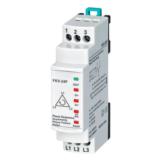 FKV-24F Phase Relay 3x380V Overvoltage Undervoltage Asymmetry Peaceful Pleasures Health and Wellness Default Title