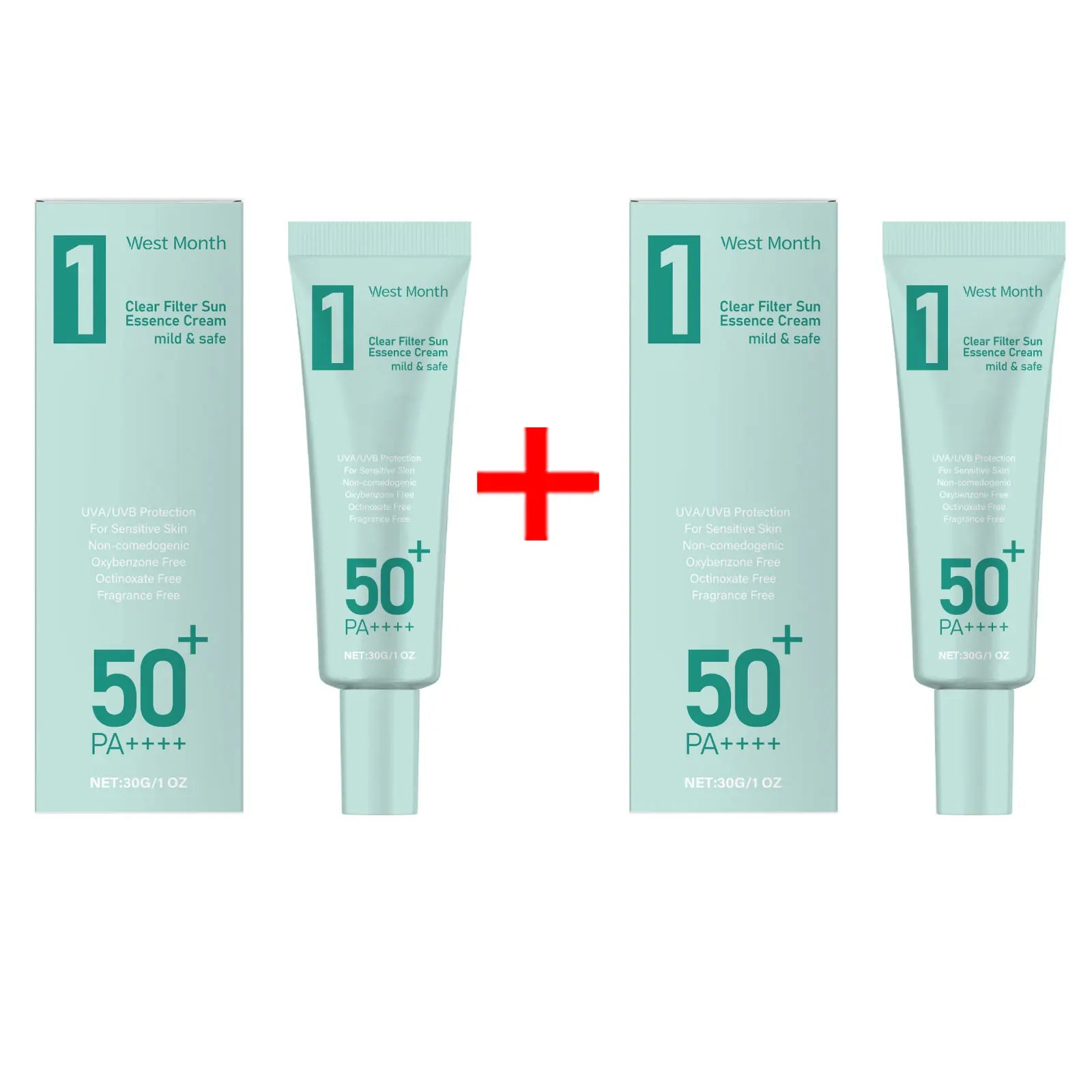 Anti Sun Cream SPF50 UV Defense Broad Spectrum Sunlight Protection Reduce Redness Hydrating Waterproof Prevent Sunburn Sunscreen Peaceful Pleasures Health and Wellness 60g Boxed