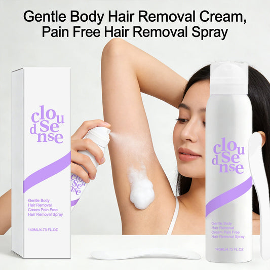 Mild Body Hair Removal Spray – Natural Plant Formula 140ml Hair Removal Spray Peaceful Pleasures Health and Wellness