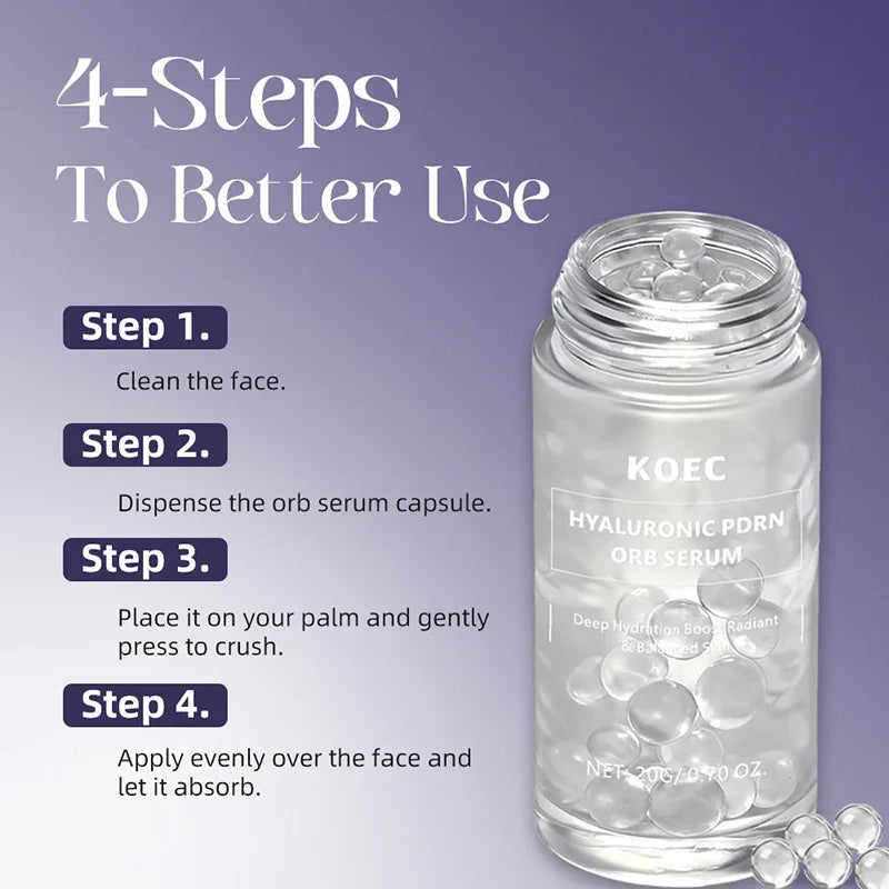 Korean Hyaluronic Acid PDRN Orb Serum – Hydrating & Firming