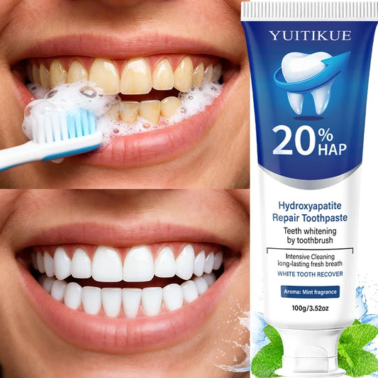 20% Hydroxyapatite Toothpaste – Whitening & Plaque Removal Whitening Toothpaste Peaceful Pleasures Health and Wellness