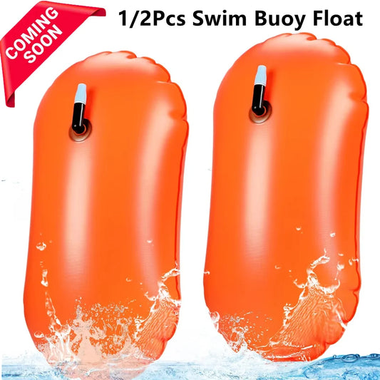 Open Water Swim Buoy Float | Dry Bag & Adjustable Waist Belt Swim Safety Buoy Peaceful Pleasures Health and Wellness