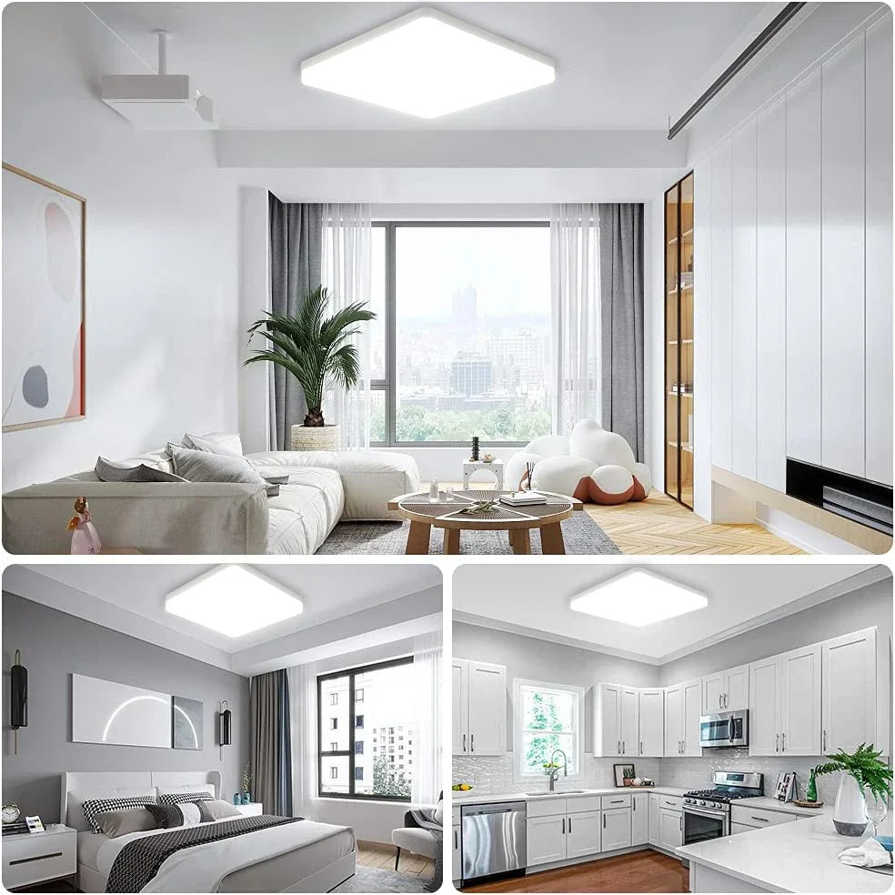 Square LED Panel Ceiling Light 18W–48W | Modern Minimalist