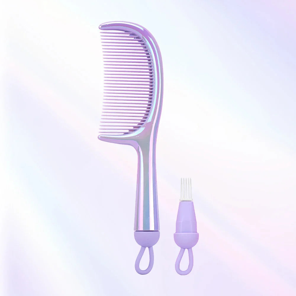 Wide Tooth Detangling Comb – Anti-Static Curly Hair Brush