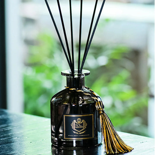 50ml Home Fragrance Diffuser Oil Scented Oil with 6 Diffuser Sticks Gift for Friends Family Members Peaceful Pleasures Health and Wellness