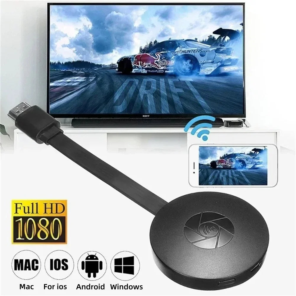 1080P Wireless HDMI Dongle WiFi TV Stick Airplay Miracast DLNA Peaceful Pleasures Health and Wellness