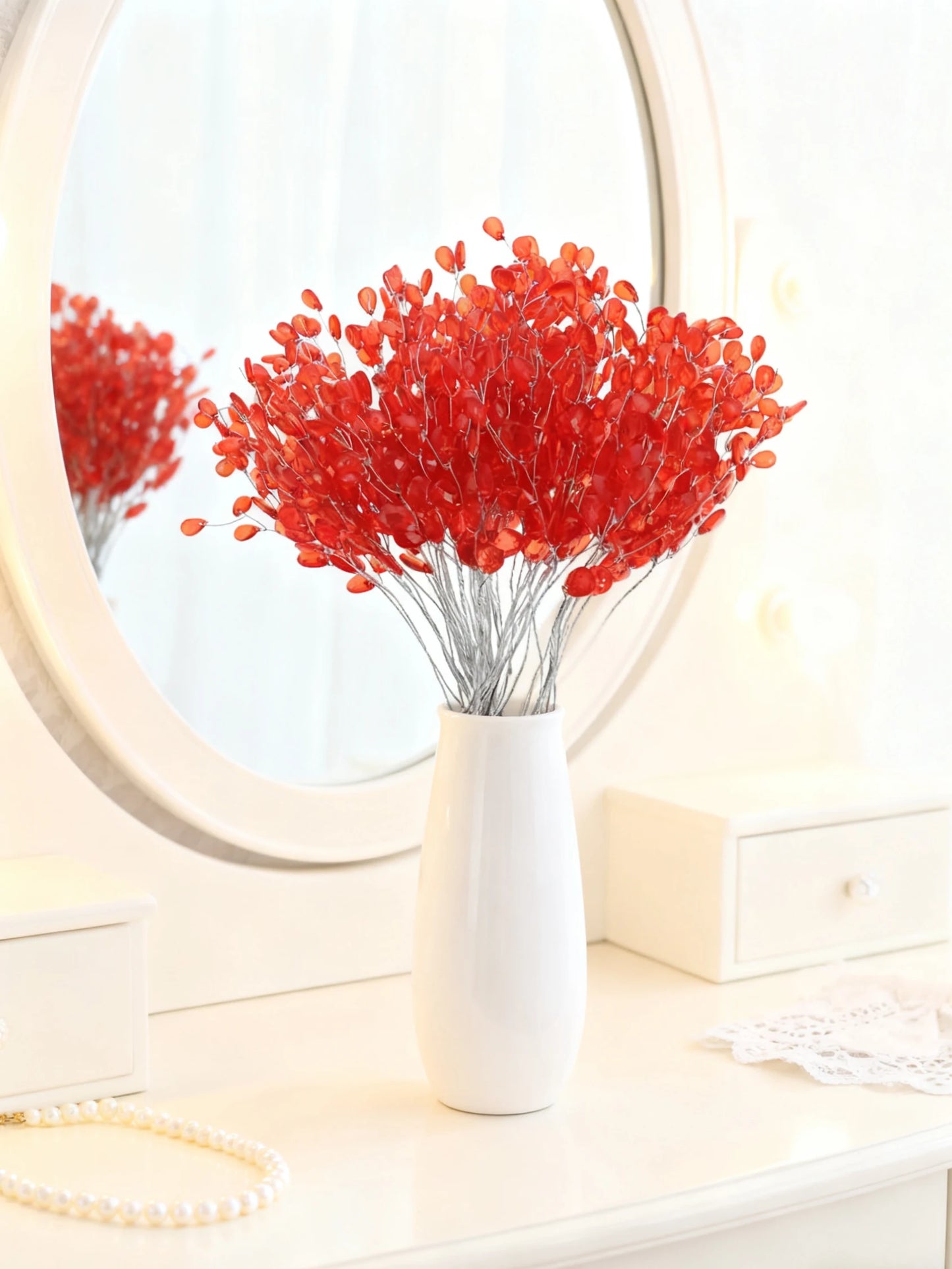 Crystal Acrylic Water Droplet Artificial Flowers | Wedding Décor