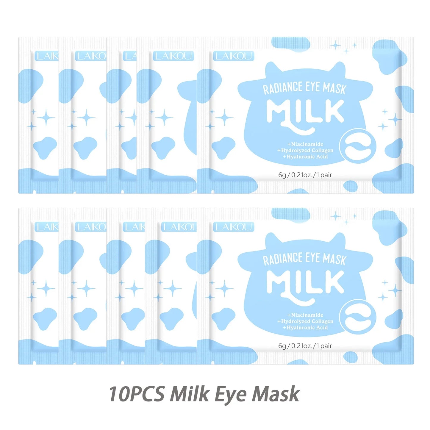 LAIKOU Sakura, Milk & 24K Gold Eye Patches – Dark Circles