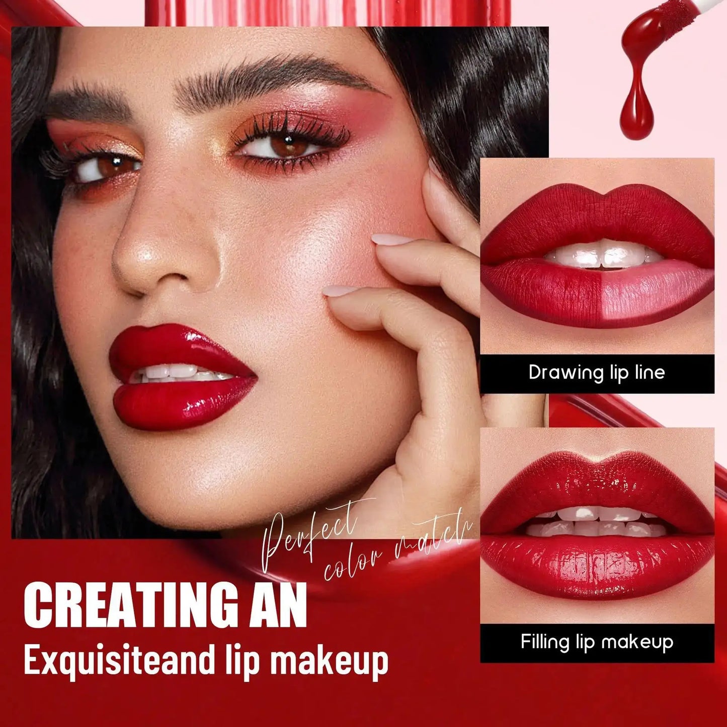 Handaiyan 6-Piece Matte Lipstick Set – Waterproof & Long-Lasting