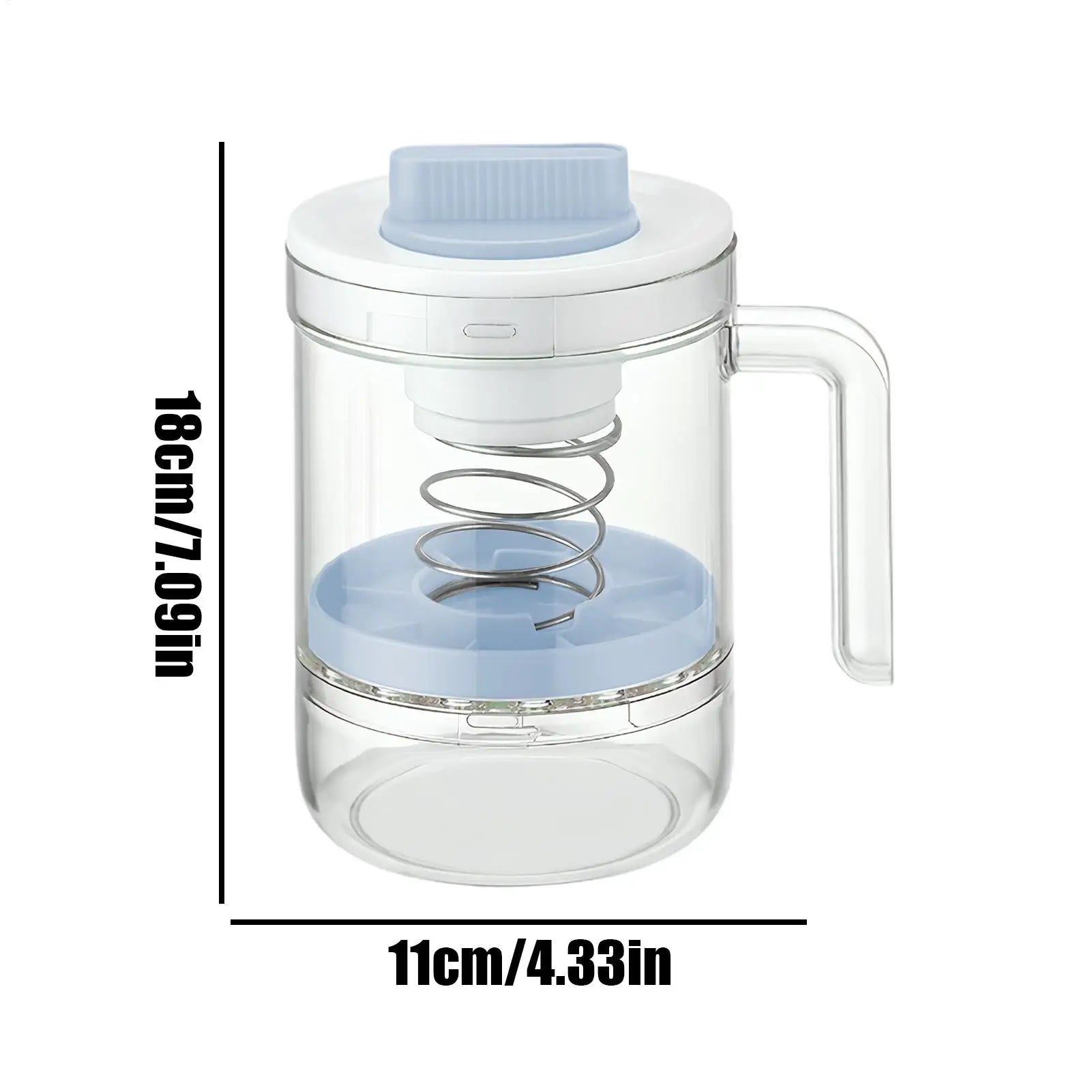 Yogurt Strainer Spring Pressure Filtration | Milk & Cream Filter Yogurt Strainer Peaceful Pleasures Health and Wellness