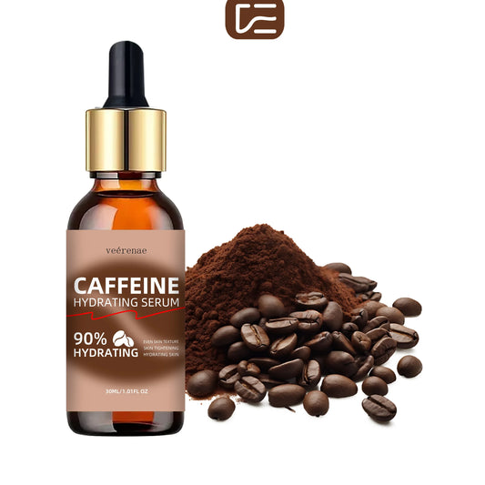veérenae Caffeine Hydrating Serum – 24H Moisture, Plumping Caffeine Face Serum Oasis Select