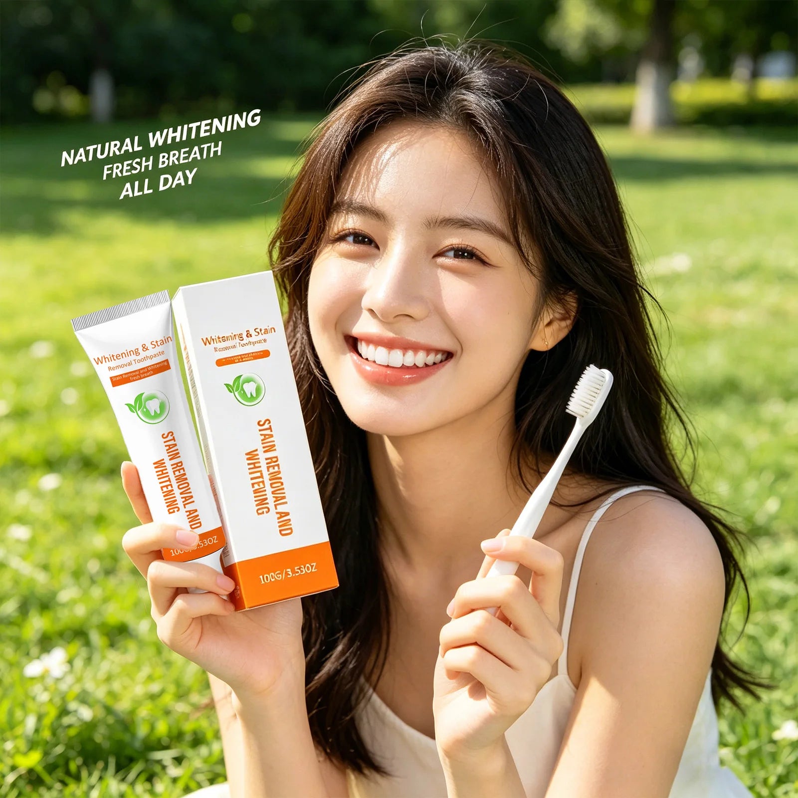 Whitening Stain Removal Toothpaste Remove Dental Plaque Freshing Eliminate Bad Breath Fragrance Gentle Cleaning Care Toothpaste Peaceful Pleasures Health and Wellness