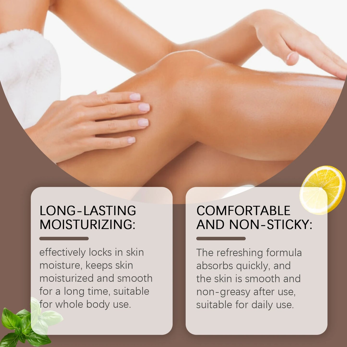 Ouhoe Body Moisturizing Cream & Oil – Smooth & Soft Skin