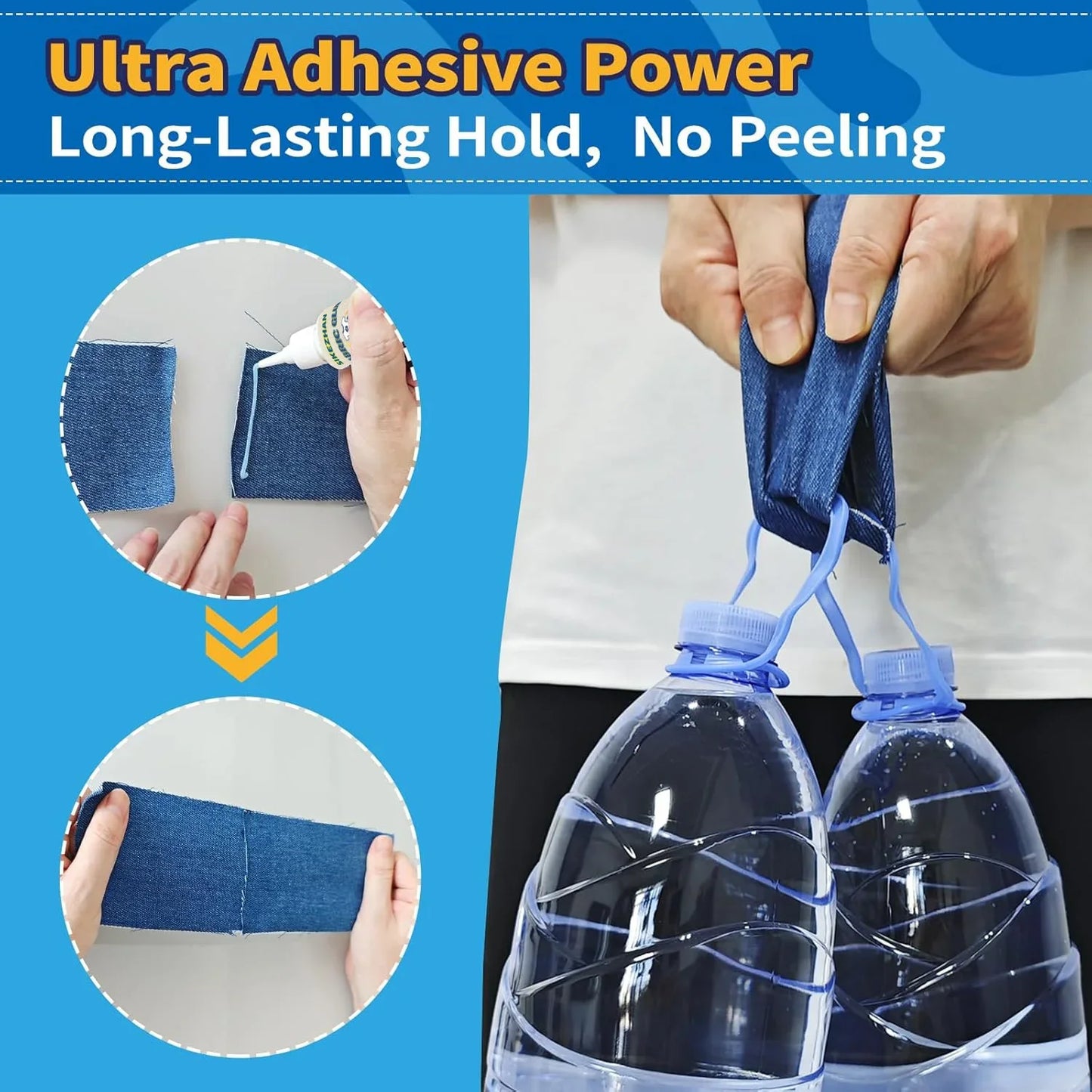 Strong Fabric Glue Kit – Washable, Waterproof No-Sew Adhesive
