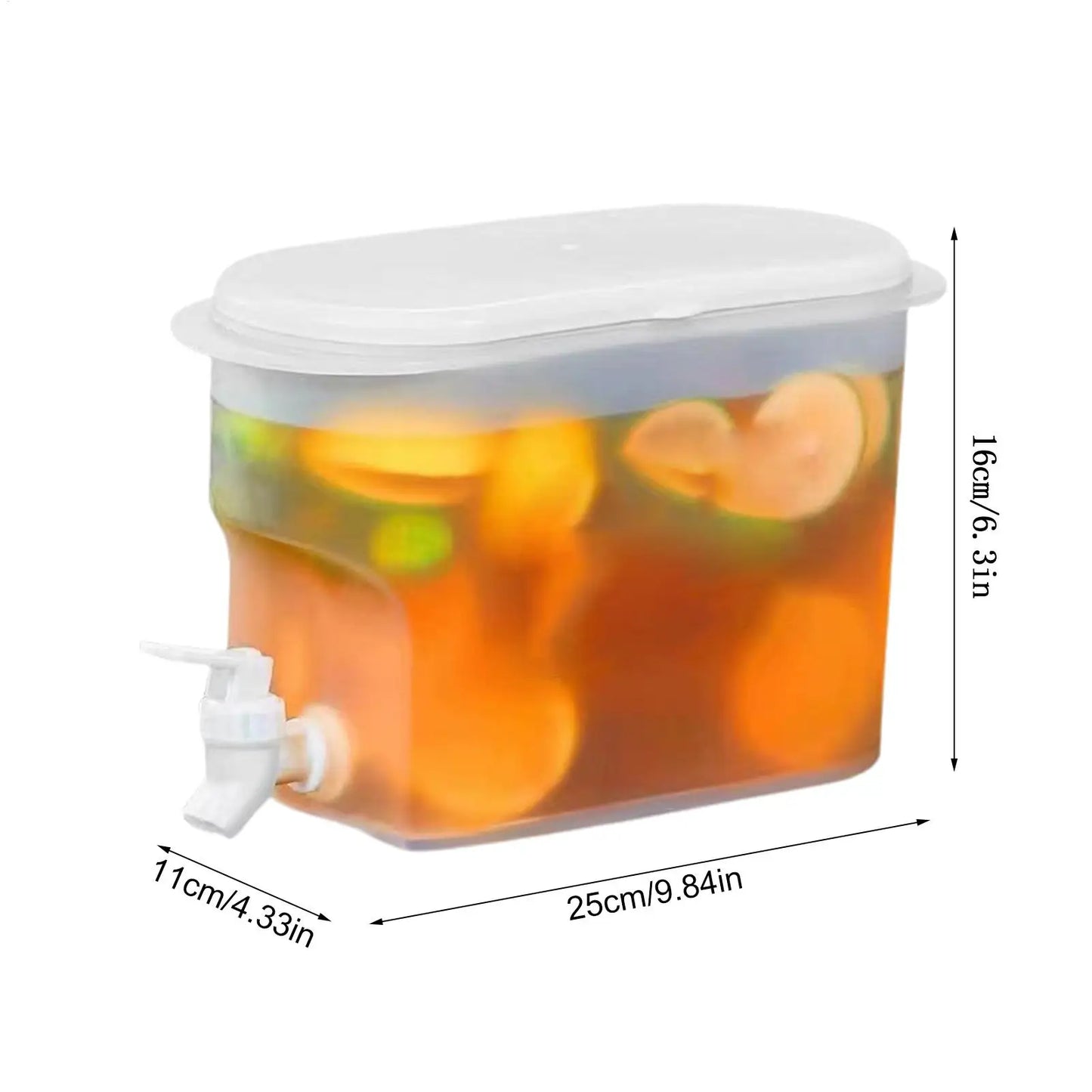 2.8L Drink Dispenser Jug with Faucet | Food-Grade Beverage Pitcher