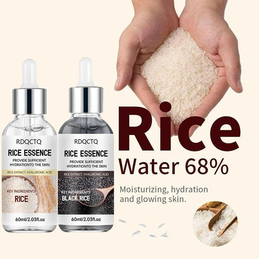 Rice Extract Hyaluronic Acid Serum 2-Pack | Daily Hydration Facial Serum Essence Oasis Select